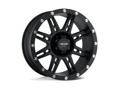 Pro Comp Wheels Stryker Flat Black 8-Lug Wheel; 17x9; -6mm Offset (01-06 Sierra 3500 HD SRW)