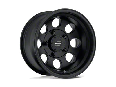 Pro Comp Wheels Vintage Flat Black 8-Lug Wheel; 17x9; -6mm Offset (01-06 Sierra 3500 HD SRW)