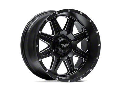 Pro Comp Wheels Recon Satin Black Milled 8-Lug Wheel; 20x10; -18mm Offset (01-06 Silverado 2500 HD)