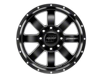 Pro Comp Wheels Trilogy Satin Black 8-Lug Wheel; 17x9; -6mm Offset (03-09 RAM 2500)