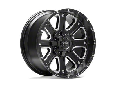 Pro Comp Wheels Axis Satin Black Milled 6-Lug Wheel; 17x9; -6mm Offset (04-08 F-150)