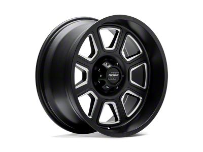 Pro Comp Wheels Gunner Satin Black Milled 6-Lug Wheel; 20x10; -18mm Offset (07-13 Sierra 1500)