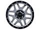 Pro Comp Wheels Phaser Matte Graphite with Black Lip 6-Lug Wheel; 17x9; -6mm Offset (07-13 Sierra 1500)