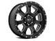 Pro Comp Wheels Sledge Satin Black Milled 6-Lug Wheel; 17x9; -6mm Offset (07-13 Sierra 1500)