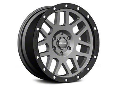 Pro Comp Wheels Vertigo Dark Gray with Black Lip 6-Lug Wheel; 20x9; -12mm Offset (07-13 Sierra 1500)