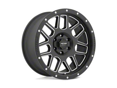 Pro Comp Wheels Vertigo Satin Black Milled 6-Lug Wheel; 20x9; -12mm Offset (07-13 Sierra 1500)