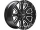 Pro Comp Wheels Axis Satin Black Milled 8-Lug Wheel; 20x10; -18mm Offset (11-14 Sierra 2500 HD)