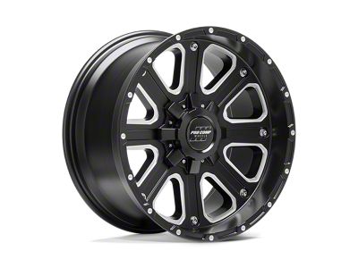 Pro Comp Wheels Axis Satin Black Milled 6-Lug Wheel; 17x9; -6mm Offset (07-13 Silverado 1500)