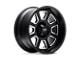 Pro Comp Wheels Gunner Satin Black Milled 6-Lug Wheel; 20x10; -18mm Offset (07-13 Silverado 1500)