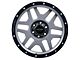 Pro Comp Wheels Phaser Matte Graphite with Black Lip 6-Lug Wheel; 17x9; -6mm Offset (07-13 Silverado 1500)