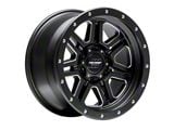 Pro Comp Wheels 62 Series Apex Satin Black Milled 6-Lug Wheel; 17x9; -6mm Offset (07-14 Yukon)