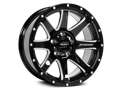 Pro Comp Wheels Patriot Gloss Black Milled 6-Lug Wheel; 20x9; 0mm Offset (07-14 Yukon)