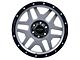 Pro Comp Wheels Phaser Matte Graphite with Black Lip 6-Lug Wheel; 17x9; -6mm Offset (07-14 Yukon)