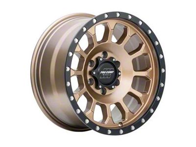 Pro Comp Wheels Rockwell Matte Bronze with Black Lip 6-Lug Wheel; 17x8; 0mm Offset (07-14 Yukon)