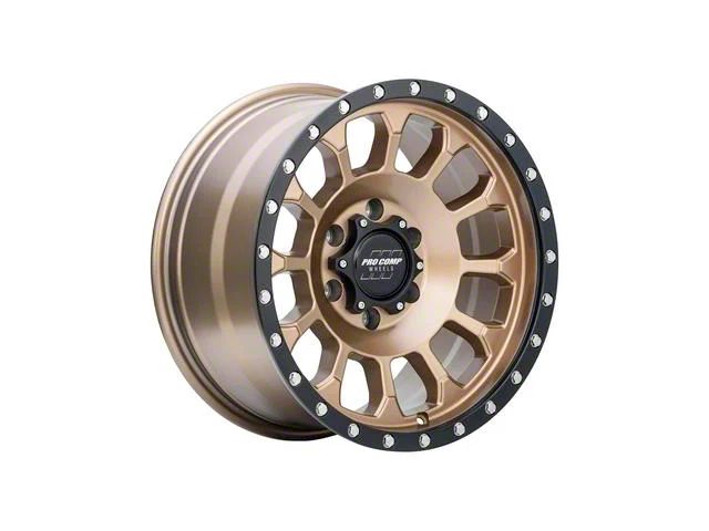 Pro Comp Wheels Rockwell Matte Bronze with Black Lip 6-Lug Wheel; 17x8; 0mm Offset (07-14 Yukon)