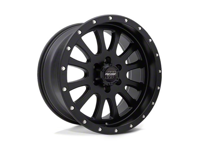 Pro Comp Wheels Syndrome Satin Black 6-Lug Wheel; 20x9; 0mm Offset (07-14 Yukon)