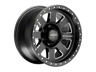 Pro Comp Wheels Trilogy Pro Satin Black 6-Lug Wheel; 17x9; -6mm Offset (07-14 Yukon)