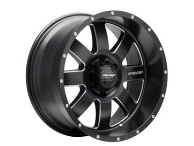 Pro Comp Wheels Trilogy Satin Black 6-Lug Wheel; 17x9; -6mm Offset (07-14 Yukon)