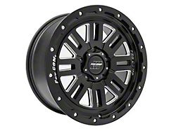 Pro Comp Wheels Cognos Satin Black Milled 6-Lug Wheel; 18x9; 0mm Offset (09-14 F-150)