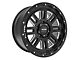 Pro Comp Wheels Cognos Satin Black Milled 6-Lug Wheel; 18x9; 0mm Offset (09-14 F-150)