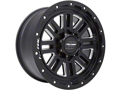 Pro Comp Wheels Cognito Satin Black Milled 8-Lug Wheel; 20x9; 0mm Offset (10-18 RAM 2500)