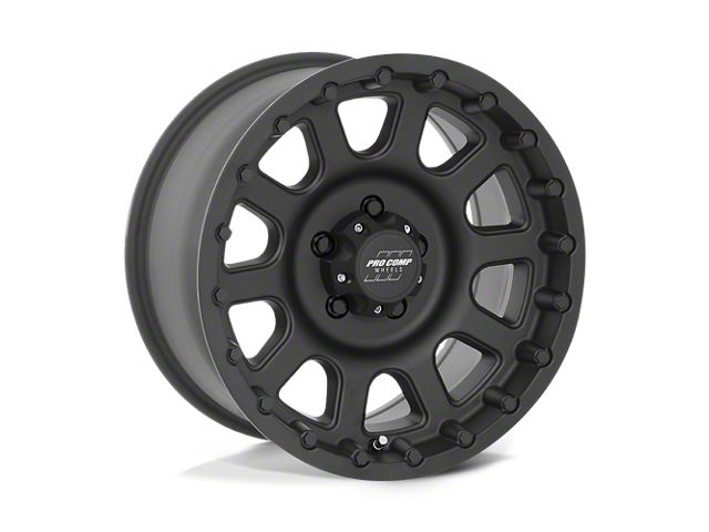 Pro Comp Wheels Bandido Flat Black 6-Lug Wheel; 17x9; -6mm Offset (15-20 F-150)