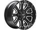 Pro Comp Wheels Axis Satin Black Milled 8-Lug Wheel; 20x10; -18mm Offset (15-19 Sierra 3500 HD SRW)