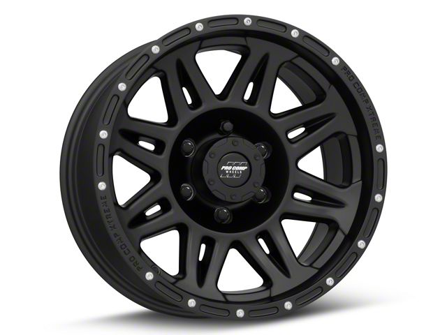 Pro Comp Wheels 05 Series Torq Matte Black 6-Lug Wheel; 17x8; 0mm Offset (15-20 Yukon)