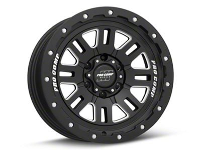 Pro Comp Wheels Cognito Satin Black Milled 6-Lug Wheel; 20x9; 0mm Offset (15-20 Yukon)