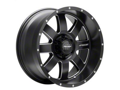 Pro Comp Wheels Trilogy Satin Black 6-Lug Wheel; 17x9; -6mm Offset (15-20 Yukon)