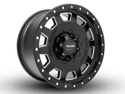 Pro Comp Wheels Hammer Satin Black Milled 6-Lug Wheel; 17x9; -6mm Offset (99-06 Sierra 1500)