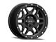 Pro Comp Wheels Phaser Satin Black 6-Lug Wheel; 18x9; 12mm Offset (99-06 Sierra 1500)