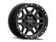 Pro Comp Wheels Phaser Satin Black 6-Lug Wheel; 20x9; -12mm Offset (99-06 Sierra 1500)