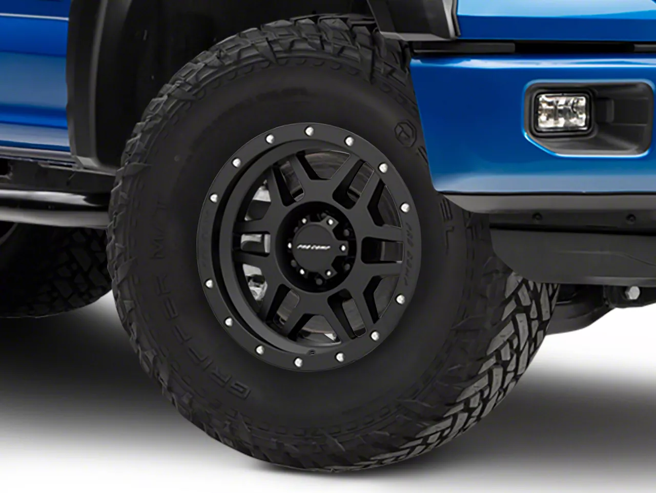 Pro Comp Wheels F-150 Phaser Satin Black 6-Lug Wheel - 18x9; 12mm ...