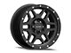 Pro Comp Wheels Phaser Satin Black 6-Lug Wheel; 20x9; -12mm Offset (19-25 Sierra 1500)