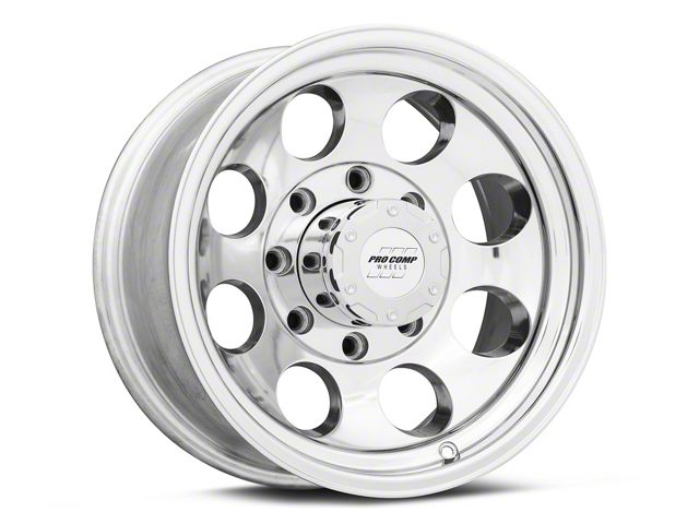 Pro Comp Wheels 69 Series Polished 8-Lug Wheel; 17x9; -6mm Offset (23-24 F-250 Super Duty)