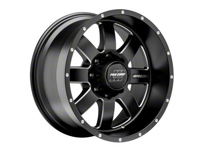 Pro Comp Wheels 73 Series Trilogy Satin Black 8-Lug Wheel; 20x10; -18mm Offset (23-24 F-250 Super Duty)