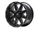 Pro Comp Wheels 63 Series Recon Satin Black Milled 6-Lug Wheel; 17x9; -6mm Offset (2024 Ranger)
