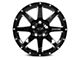 Pro Comp Wheels Patriot Gloss Black Milled 6-Lug Wheel; 20x9; 0mm Offset (2024 Ranger)