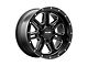 Pro Comp Wheels 62 Series Apex Satin Black Milled 5-Lug Wheel; 20x10; -18mm Offset (94-01 RAM 1500)