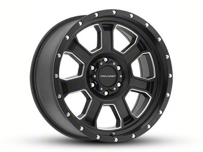 Pro Comp Wheels Sledge Satin Black Milled 5-Lug Wheel; 20x9; 0mm Offset (94-01 RAM 1500)