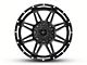 Pro Comp Wheels Blockade Gloss Black Milled 8-Lug Wheel; 20x9.5; -6mm Offset (94-02 RAM 2500)