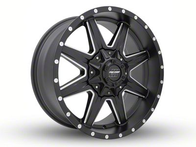 Pro Comp Wheels Quick 8 Satin Black Milled 8-Lug Wheel; 20x9; 0mm Offset (94-02 RAM 2500)