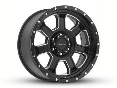 Pro Comp Wheels Sledge Satin Black Milled 8-Lug Wheel; 20x9; 0mm Offset (94-02 RAM 2500)