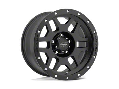 Pro Comp Wheels Phaser Satin Black 8-Lug Wheel; 18x9; 0mm Offset (99-07 F-250 Super Duty)