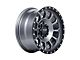 Pro Comp Wheels Rockwell Matte Graphite with Black Lip 6-Lug Wheel; 17x8; 0mm Offset (99-06 Sierra 1500)