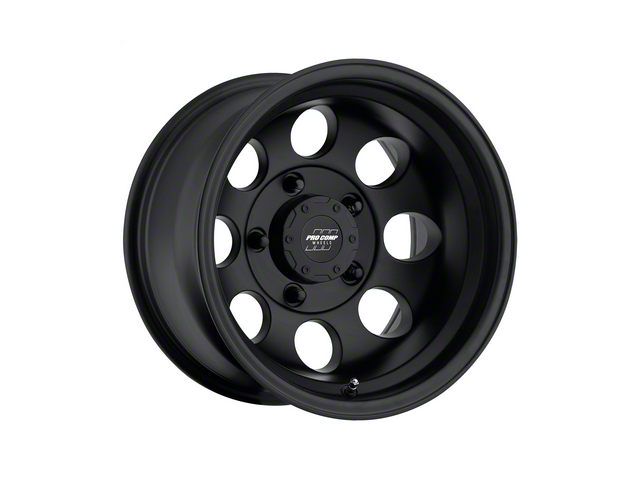Pro Comp Wheels Vintage Flat Black 6-Lug Wheel; 17x9; -6mm Offset (99-06 Silverado 1500)