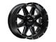 Pro Comp Wheels 63 Series Recon Satin Black Milled 6-Lug Wheel; 17x9; -6mm Offset (23-25 Canyon)