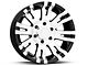 Pro Comp Wheels 01 Series Gloss Black Machined 6-Lug Wheel; 17x8; 0mm Offset (19-23 Ranger)