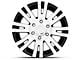 Pro Comp Wheels 01 Series Gloss Black Machined 6-Lug Wheel; 17x8; 0mm Offset (19-23 Ranger)